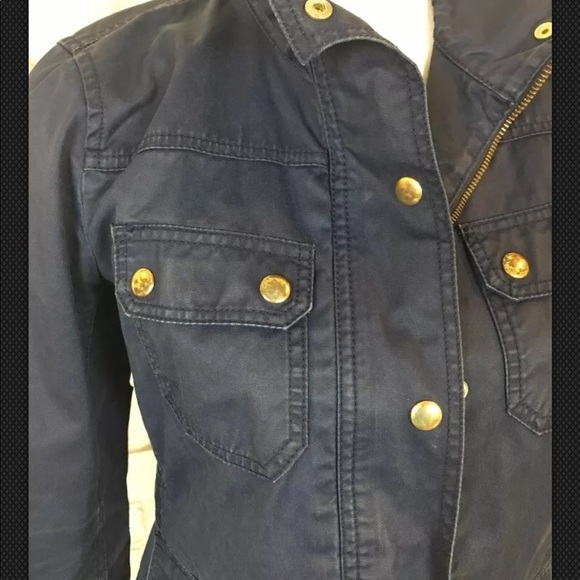 J. Crew Downtown BLUE FIELD JACKET XS - Picture 7 of 8